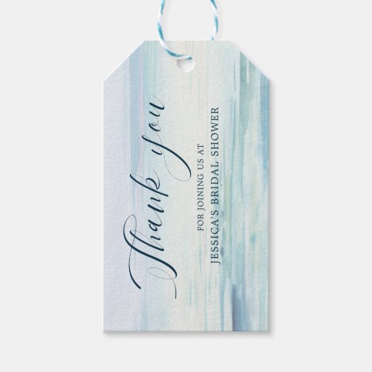 Beach Vrijgezellenfeest Favor Tag Cadeaulabel (Voorkant)