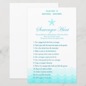 Beach Vrijgezellenfeest Game, Nautical, Mermaid (Voorkant / Achterkant)