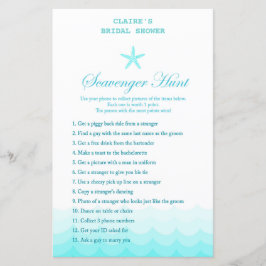 Beach Vrijgezellenfeest Game, Nautical, Mermaid