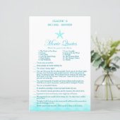 Beach Vrijgezellenfeest Game, Nautical, Mermaid (Staand voorkant)