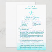 Beach Vrijgezellenfeest Game, Nautical, Mermaid (Voorkant / Achterkant)