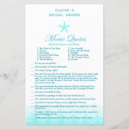 Beach Vrijgezellenfeest Game, Nautical, Mermaid