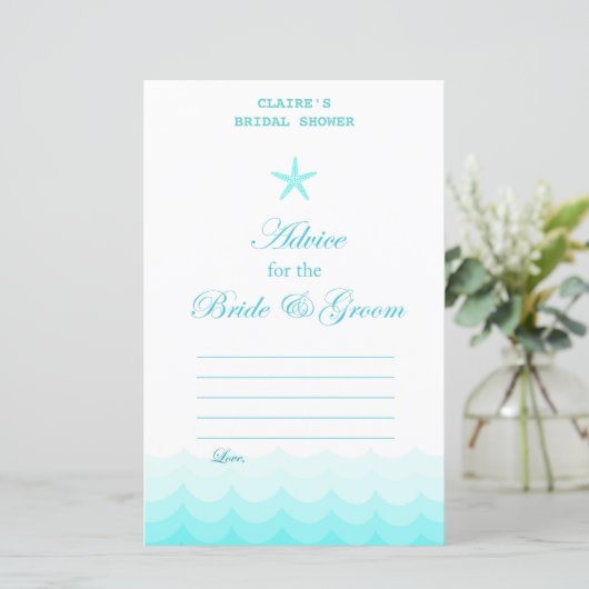 Beach Vrijgezellenfeest Game, Nautical, Mermaid (Staand voorkant)