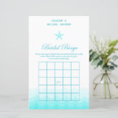 Beach Vrijgezellenfeest Game, Nautical, Mermaid (Staand voorkant)