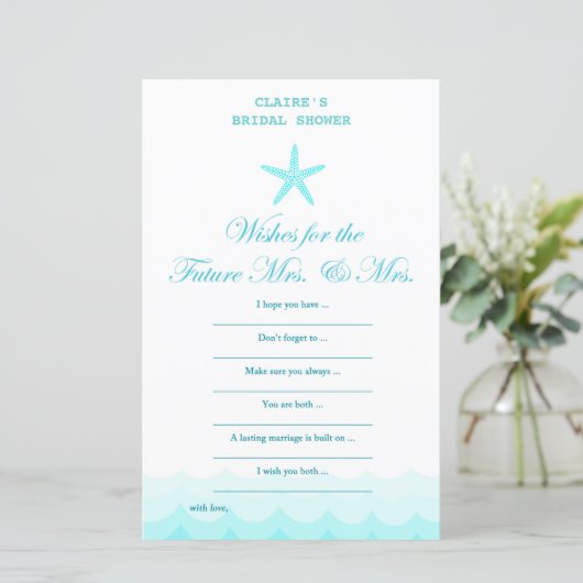 Beach Vrijgezellenfeest Game, Nautical, Mermaid (Staand voorkant)