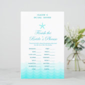 Beach Vrijgezellenfeest Game, Nautical, Mermaid (Staand voorkant)