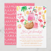 Beach Vrijgezellenfeest Kaart (Voorkant / Achterkant)