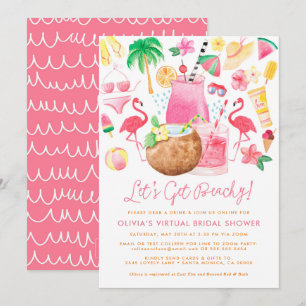 Beach Vrijgezellenfeest Kaart