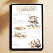 Beach Vrijgezellenfeest Weekend Route Kaart