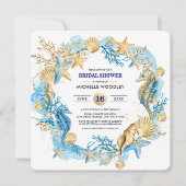 Beach | Vrijgezellenfeest zeeschelpen Kaart (Voorkant)