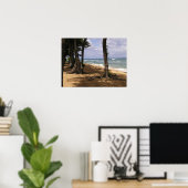 Beach, Wailua, Kauai Poster (Thuiskantoor)