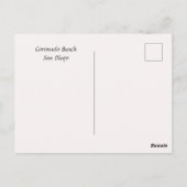 Beach Walk Briefkaart (Achterkant)