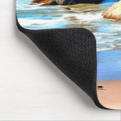 Beach Walk met Dog in Face Rock Park in Bandon Muismat (Hoek)