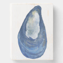 Beach Wall Art - Waterverf mossel Shell