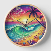 Beach Wall Clock (Voorkant)