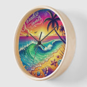 Beach Wall Clock (Hoek)