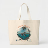 Beach Watch Canvas tas—GFNMS Grote Tote Bag (Voorkant)
