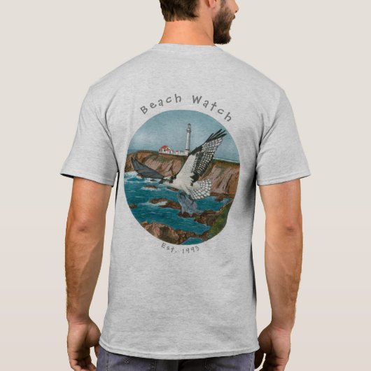 Beach Watch North Coast Osprey Basic T T-shirt (Achterkant)