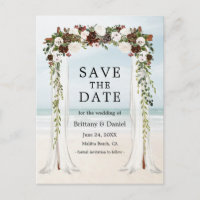 Beach Waterverf Boho Floral