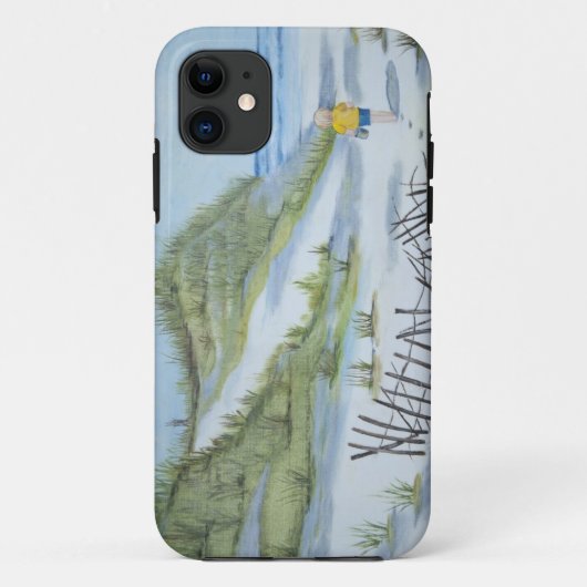 Beach waterverf Case-Mate iPhone case (Achterkant)
