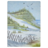 Beach waterverf klembord (Achterkant)