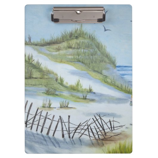Beach waterverf klembord (Voorkant)