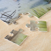 Beach waterverf legpuzzel (Zijkant)