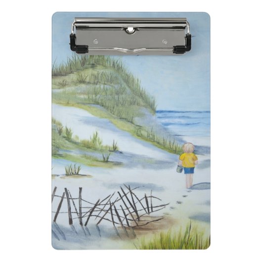 Beach waterverf mini klembord (Voorkant)