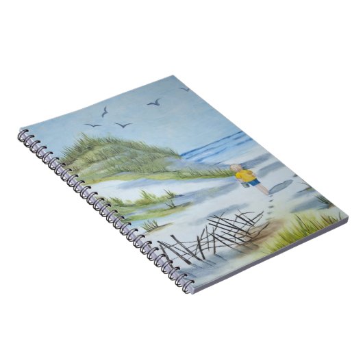 Beach waterverf notitieboek (Rechterzijde)