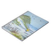 Beach waterverf notitieboek (Linkerzijde)