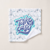 Beach Waterverf Sand Dollar, maak het gemakkelijk Bad Handdoek (Wasdoekje)