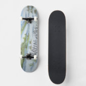 Beach waterverf skateboard (Voorkant)