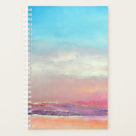 Beach Waterverf Sunset Pastels Planner