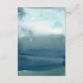 Beach Waterverf Weddenschap over blauwe oceaan - d Informatiekaartje (Achterkant)