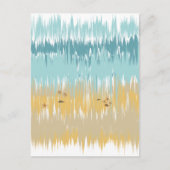 Beach wave briefkaart (Voorkant)