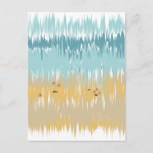 Beach wave briefkaart (Voorkant)