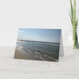 Beach wave foto kaart