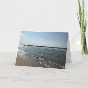 Beach wave foto kaart