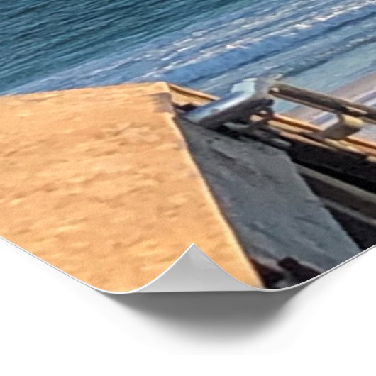 Beach Wave Poster (Hoek)