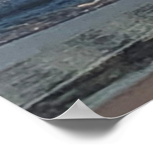 Beach Wave Poster (Hoek)