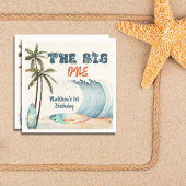 Beach Wave Surf Het grote verjaardagsfeest Servet