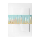 Beach wave uitnodigingen wikkel (Voorkant Voorbeeld)