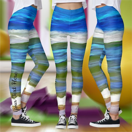 Beach Waves 0346 Leggings
