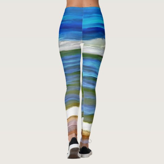 Beach Waves 0346 Leggings (Achterkant)