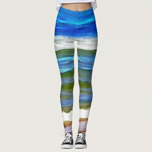 Beach Waves 0346 Leggings (Voorkant)