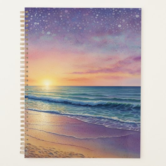 Beach Waves and Shore Art Planner (Voorkant)