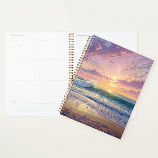 Beach Waves and Shore Art Planner (Display)