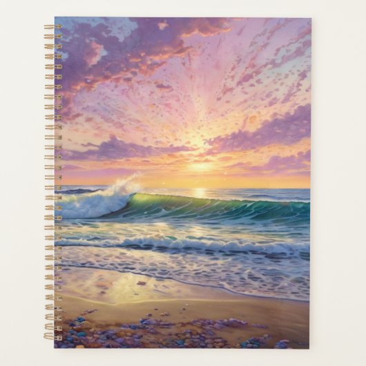 Beach Waves and Shore Art Planner (Voorkant)