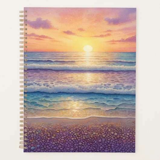 Beach Waves and Shore Art Planner (Voorkant)