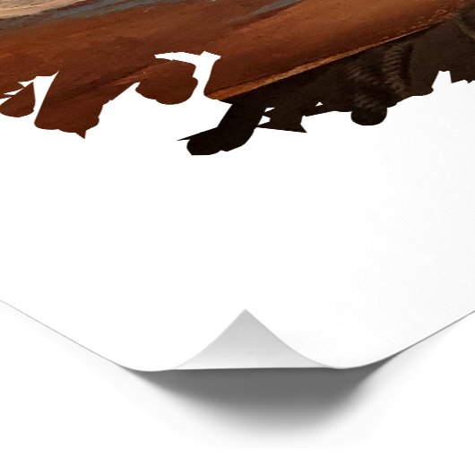 Beach Waves Blue Perfect Poster (Hoek)